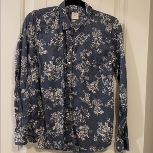 Floral button down